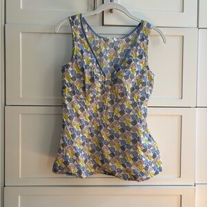 Boden seashell print Sleeveless Top S